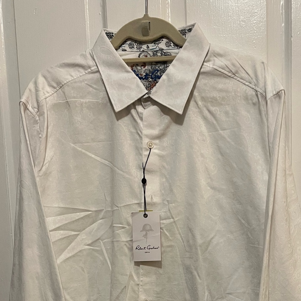 Robert Graham white button up